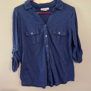Liz Claiborne Blue Button Down shirt